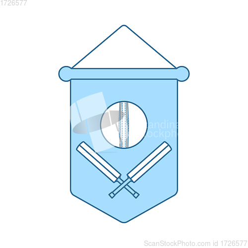 Image of Cricket Shield Emblem Icon