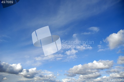 Image of Sky and clouds