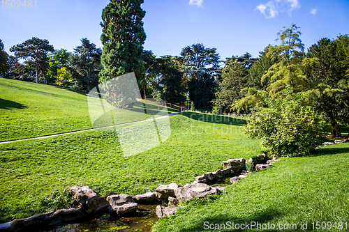 Image of Buttes-Chaumont Park, Paris