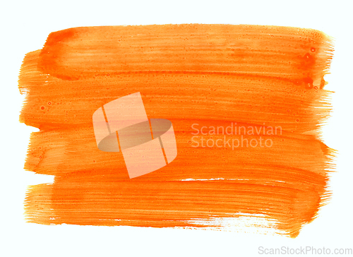 Image of Orange hand drawn texture on white background