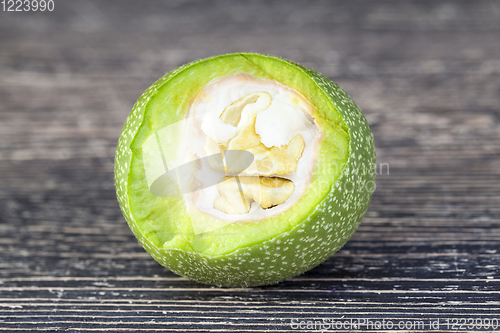 Image of green walnut