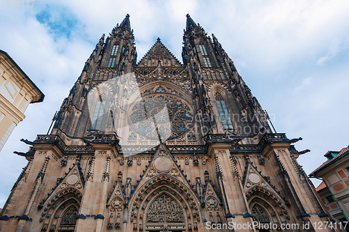 Image of St. Vitus cathedral in prague czech republic