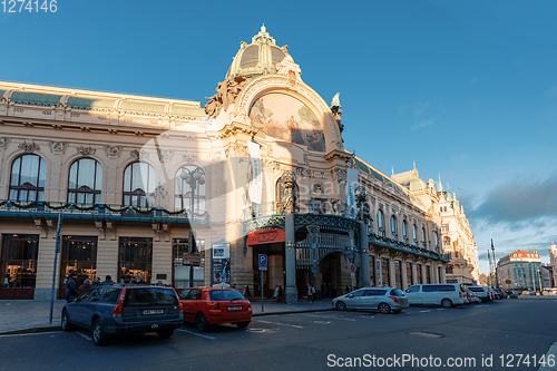 Image of Municipal House, Czech Obecni dum in Prague