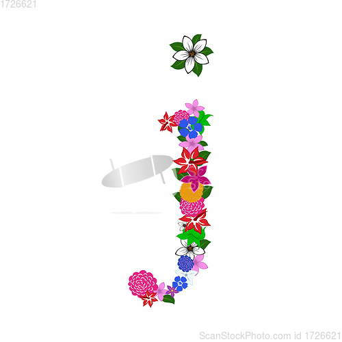 Image of Floral Alphabet Letter