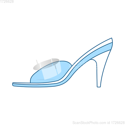 Image of Woman Pom-pom Shoe Icon