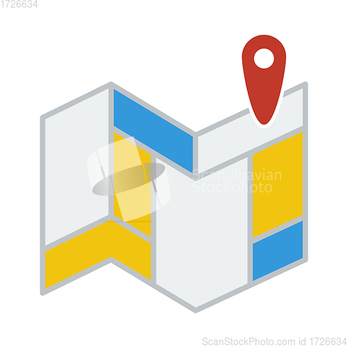 Image of Navigation Map Icon