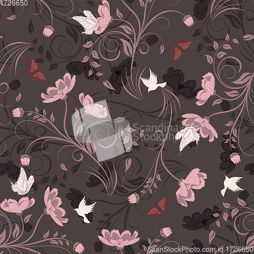 Image of Seamless Floral Pattern