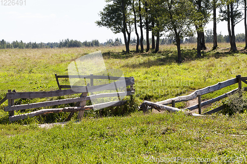 Image of a wooden fence