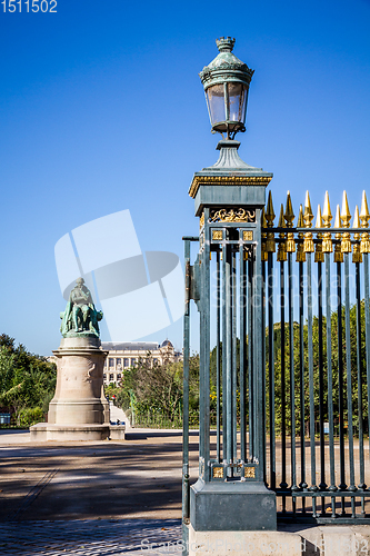 Image of Jardin des plantes Park entrance, Paris, France