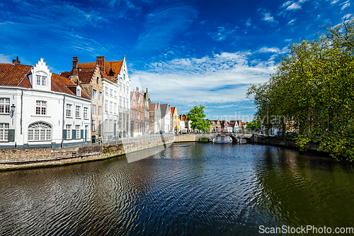Image of Bruges town view, Belgium