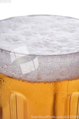 Image of fresh beer isolated