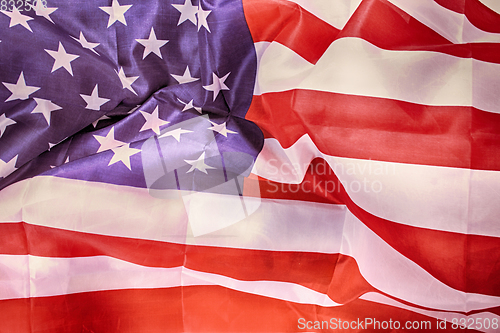 Image of old USA flag