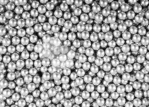 Image of silver balls texture