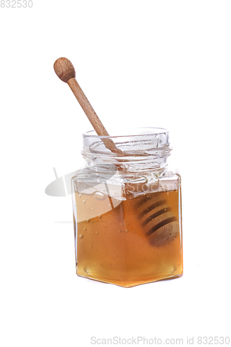 Image of fresh honey isolated