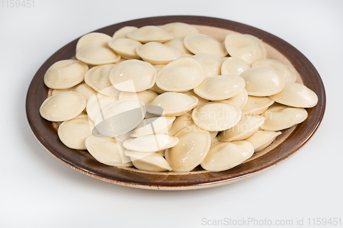 Image of Meat dumplings on a white background