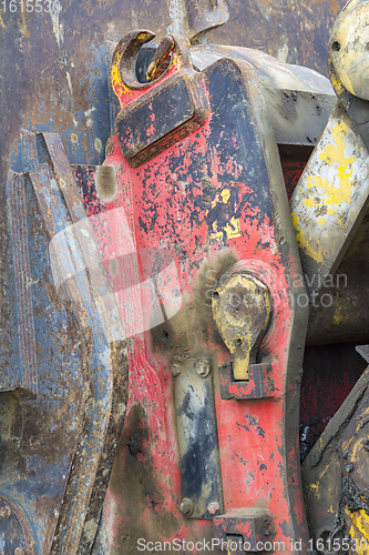 Image of rundown machine detail