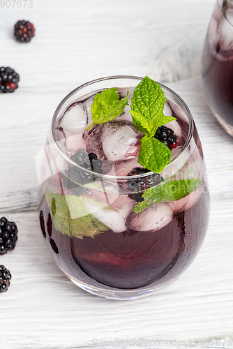 Image of Fresh blackberry drink