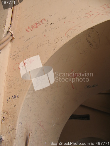 Image of Graffiti in St. Peter's Basilica