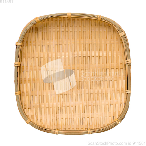 Image of Wicker Basket Isolated