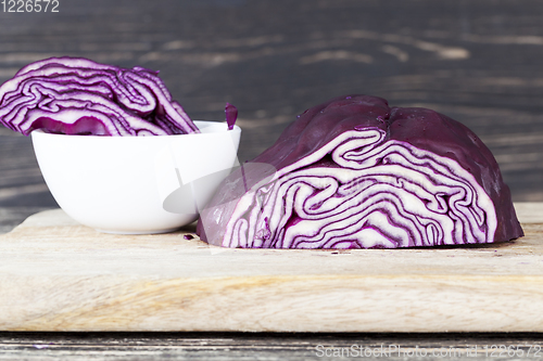 Image of Shredded red cabbage