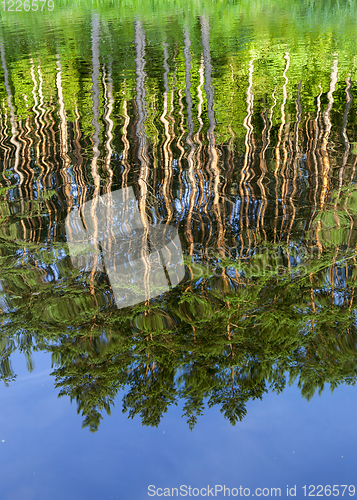 Image of reflection in the water