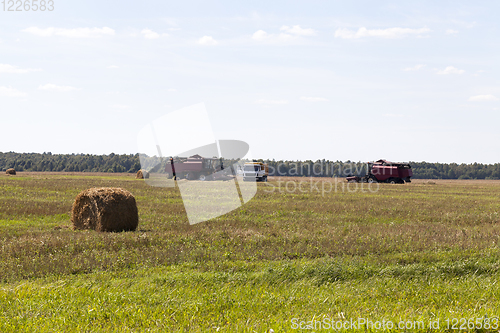 Image of combine harvester