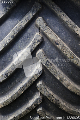 Image of protector old tractor tire