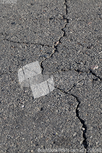 Image of dark asphalt road