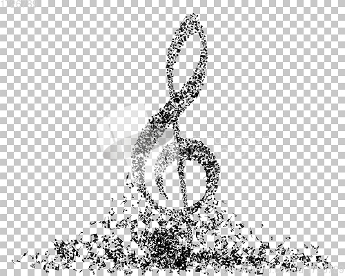 Image of Musical note staff 