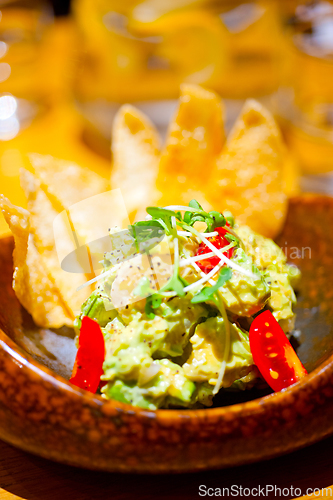 Image of avocado and shrimps salad