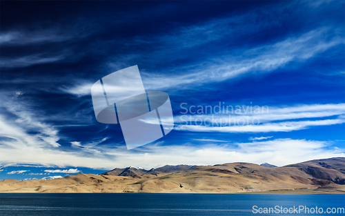 Image of Tso Moriri lake in Himalayas, Ladakh, India