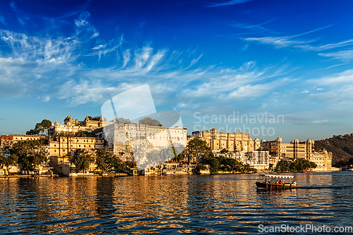 Image of City Palace. Udaipur, Rajasthan, India