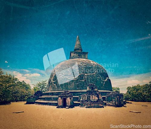 Image of Kiri Vihara - ancient buddhist dagoba (stupa)