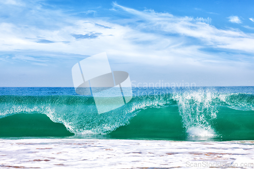 Image of Big wave in ocean