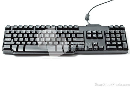 Image of Computer keyboard isolated