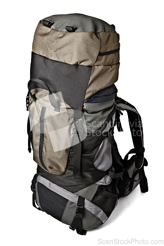 Image of Trekking backpack isolated
