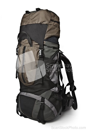 Image of Trekking backpack isolated