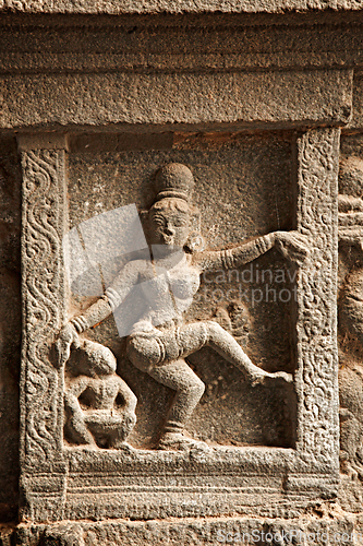 Image of Bas reliefs in Hindue temple. Arunachaleswar Temple. Thiruvannamalai, Tamil Nadu, India