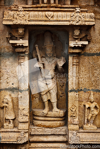 Image of Bas relief in Hindu temple