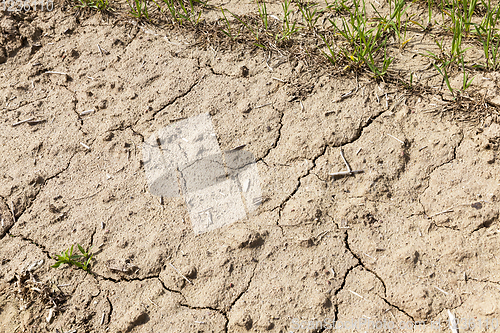Image of cracked soil