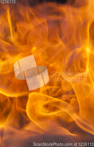 Image of chaotic orange flames