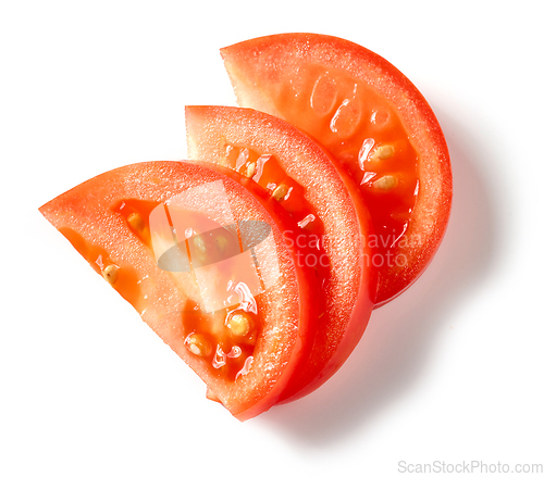 Image of fresh raw tomato slices