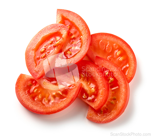 Image of red tomato slices