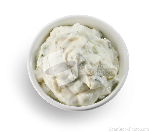 Image of bowl of tzatziki sauce