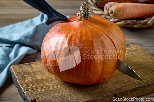 Image of fresh raw pumpkin