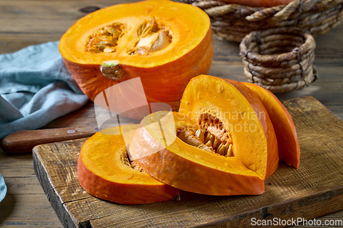 Image of fresh raw pumpkin