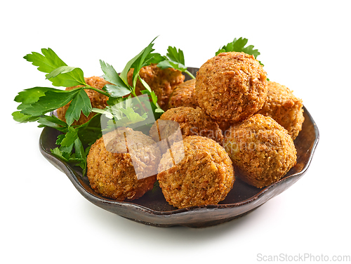 Image of bowl of falafel balls