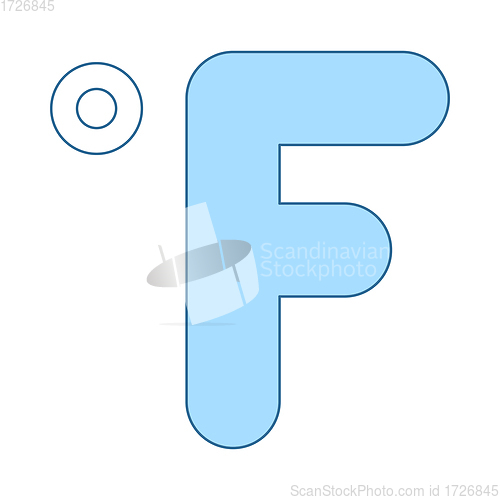 Image of Fahrenheit Degree Icon