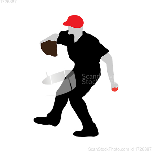 Image of baseball silhouette