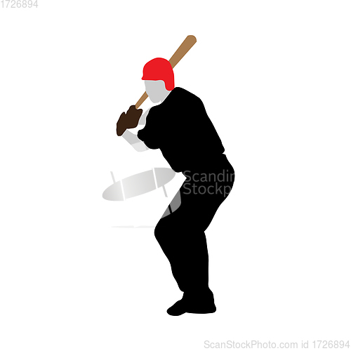 Image of baseball silhouette